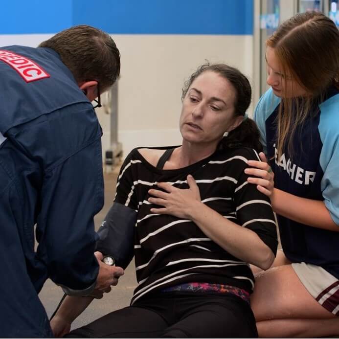 Paramedic image with ERR logo smaller image