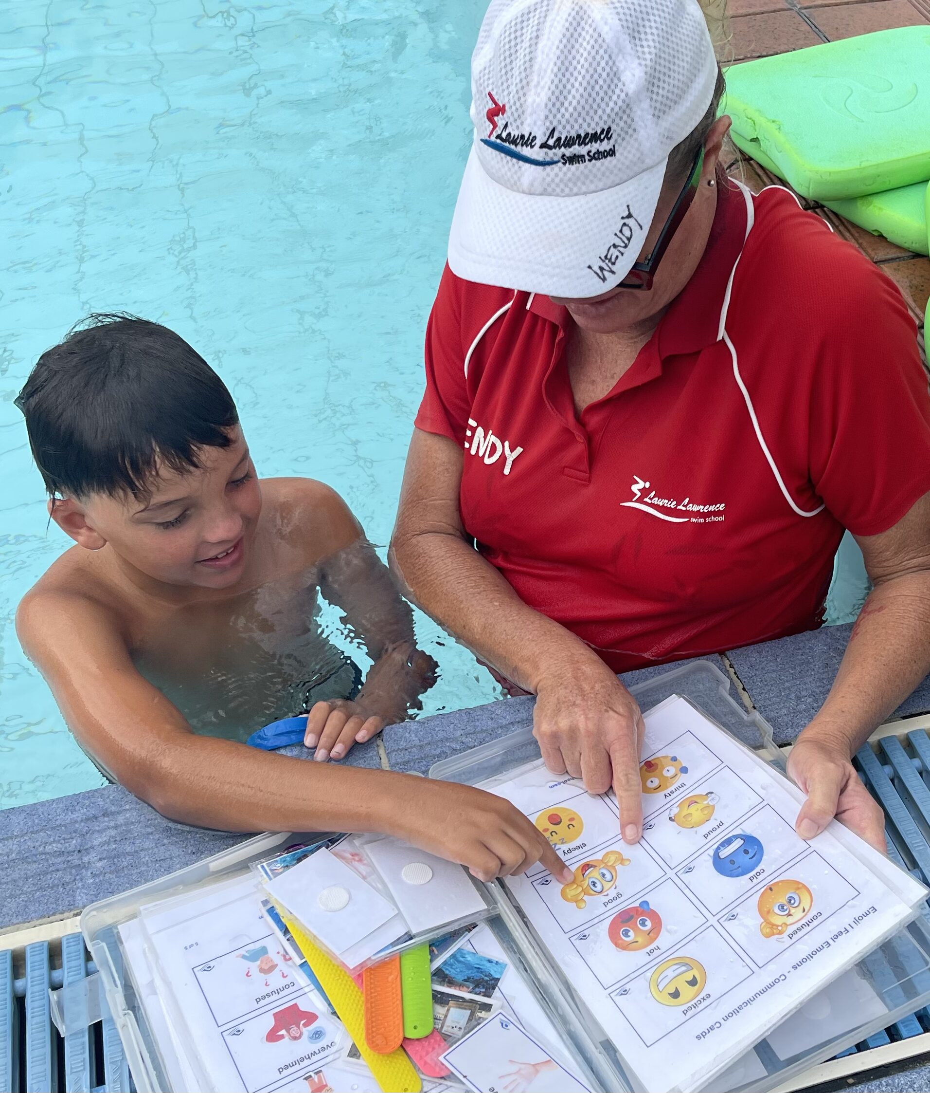 IMG_9637 Visual learning kit in use with teacher and student